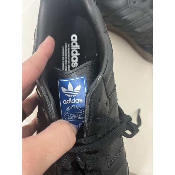 Mens ADIDAS Samba OG IE3438 Black/Gum Shoes Size 10 new main image 9